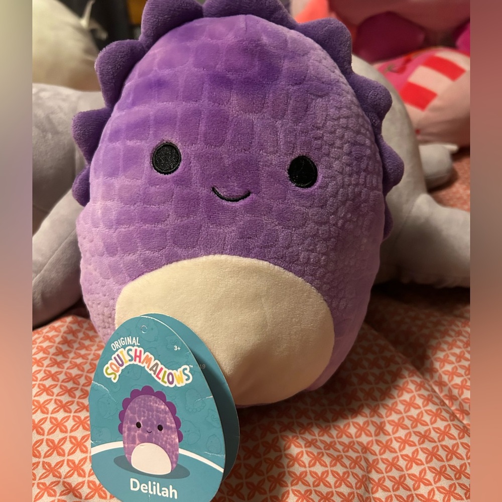 Squishmallows Lavender Dinosaur Plush